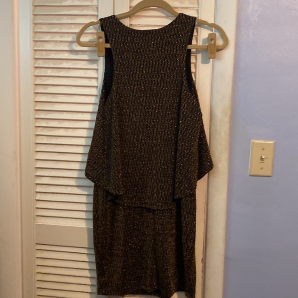 Everly Black and Gold Dress - Picture 6 of 7